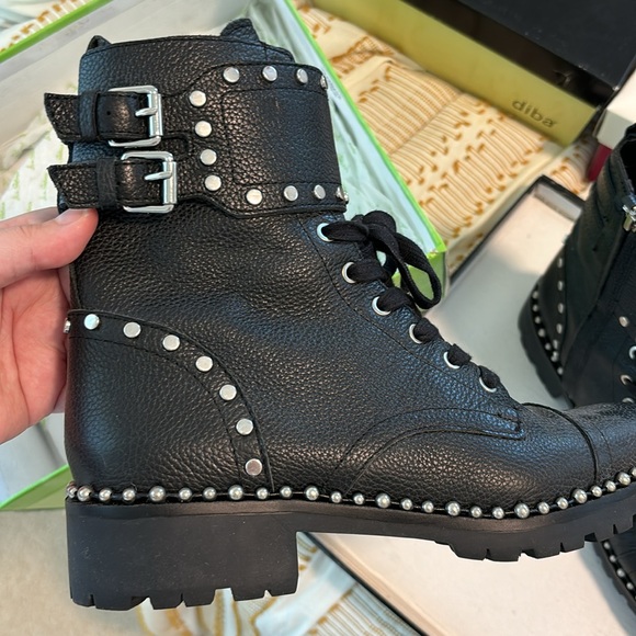 Sam Edelman Jennifer Studded Black boots Size 8.5 Women’s - Picture 4 of 9